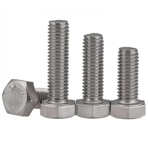 Full Thread Stainless Steel 304 Hexagon Bolt Size 8 mm Length 30 mm DIN 933 | AOBSCO