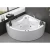 Jacuzzi Bathtub Corner Size 150×150 cm White Color, Pluto Brand