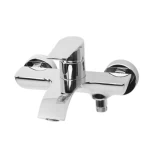 Isaac Bathtub Mixer Brass 26×23.5×20 cm, Chrome