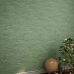 ورق جدارن تصميم نقشات، مقاس 10 م×50 سم، لون اخضر