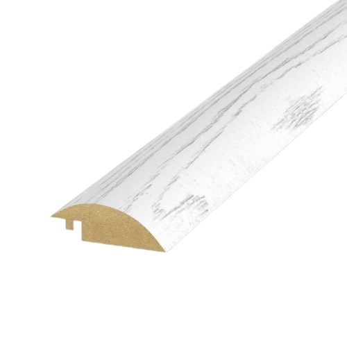 Wooden Parquet End Board Height 8 cm Length 240 cm White | 8009
