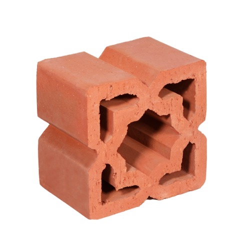 طوب احمر ديكور 180×180×100 مم، وزن 3.0 كجم، كود Z1 | الديار العتيقة للطوب الفخاري
