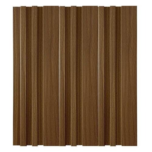 Interior 3D PS Wood Alternative Cladding Brown Decorative Panel, 125 cm Width, 290 cm Length | PS-IC50101
