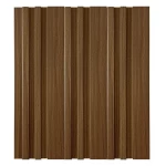 تكسيات داخلية بديل خشب 3D PS، لوح ديكور بني، عرض 125 سم، طول 290 سم