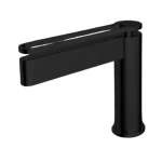 Short Automatic Washbasin Faucet, Matte black