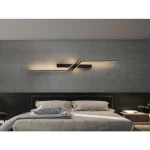 FAIRFIELD Wall Light, LED Bulb, Black Color, Size 1000×115×70 mm