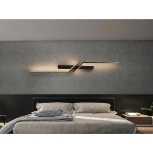 FAIRFIELD Wall Light LED Bulb Black Color Size 1000×115×70 mm | FAIRFIELD