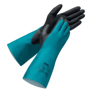 Chemical Protection Gloves Medium Size 9 Blue Color | Safety Store