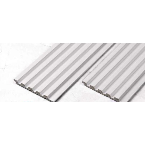 Wood Replacement for Facades 12 x 290 cm Matte White | Luxury line