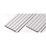 Wood replacement for facades, Chinese, dimensions 12 x 290 cm, matte white