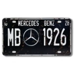 لوحة ديكور معدنية سوداء، مقاس 30 × 15 سم