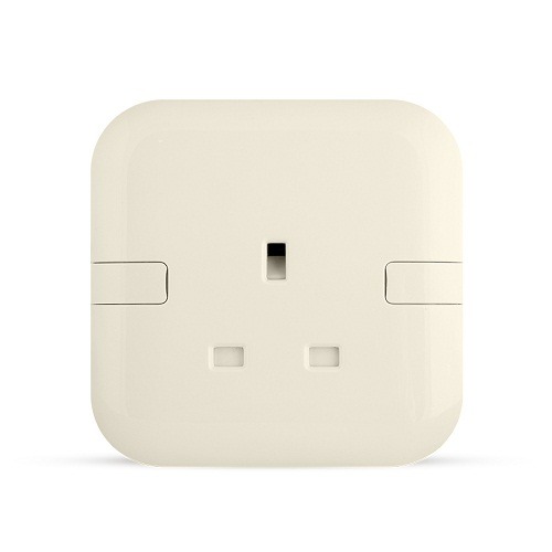 13 Amp 1 Gang Socket 7x7cm, Beige Color, 250V | SPECTRA
