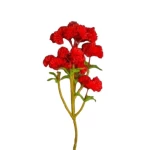 زهور صناعية للزينه هافاتين، لون احمر، مقاس 45 سم