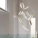 Rectangular Ceiling Hanging Light, Size 97x33x13 cm, 150 cm Wire