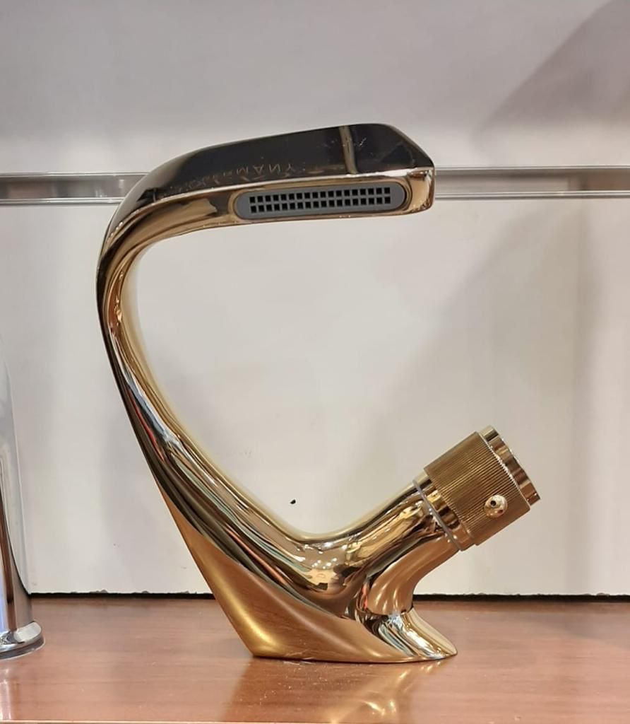 Italian Gold Bathroom Mixer 2kg, Durable & Elegant | Prime Alarabia