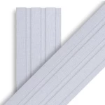 Corrugated wood substitute, length 19.5 cm and width 2.9 meters, ice blue color