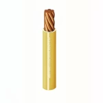 Heat Resistant Single Core Stranded Copper Cable PVC 90 ºC Insulation Alfanar Diameter 17.7 MM 450/750 Volt length 300 feet Colour yellow