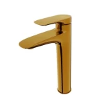 Chinese Washbasin Faucet, Dimensions 22.4×18×4.4 cm, Shinny Gold Color