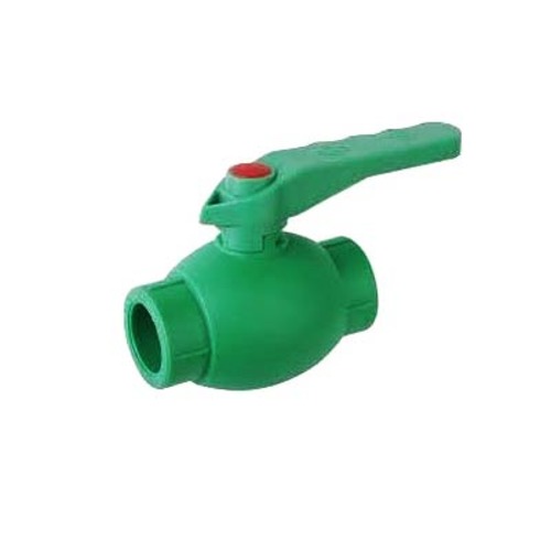 PPR Ball Valve Size 20 mm, Green Color | Al-Manar Pipes Factory