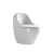 Floor Mounted Ceramic Toilet Hydraulic Seat, Size 30 cm, White