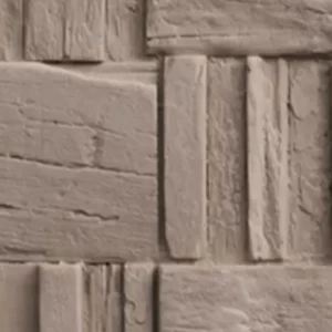صفائح الطين المعالج أرت وود ب، أبعاد 300×300 مم، بني فاتح | MCM Clay Cladding