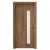 أبواب بريميوم خشب طبيعي، لون بني، مقاس 235 × 115 سم، سمك 6 سم، موديل GD05