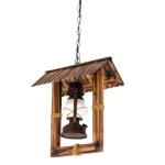 Heritage lighting unit, brown color, Size 80x35 cm