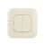 10 Amp Light Switch 2 Way 2 Gang Wide Rocker, Beige, 7x7cm Size, 250V | Spectra