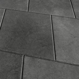 Roxtile Cement Tile Square Shape, Size 30x30x6 cm, Gray Color | Al Sarif Building Materials