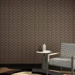 Patterned Wall Decoration, Length 10 m, Width 50 cm, brown Color