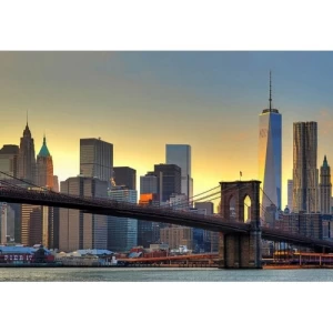 Wall Mural Cities Design 366cm × 254cm Gray | Balbaid Decor Company