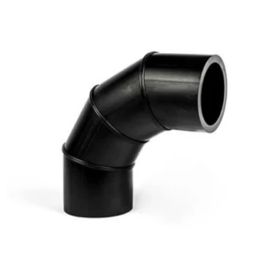 High-Density Polyethylene Segmented Bend Elbow 90°, Size 560 mm, Black | Union Pipe industry KSA