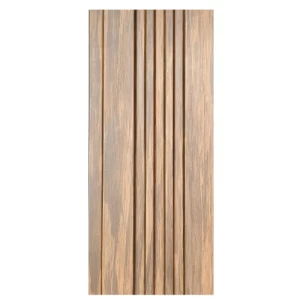 Wood Substitute for Walls Size 10.5×118×2900 mm Wooden Color | Roafd Alabdaa Company