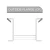 منحني حامل كابلات سلمي (OF) فولاذ مجلفن قبل التصنيع، ارتفاع 110مم، عرض 100مم، رف 50×25 مم، عرض الحافة 21مم | بحرة للكابلات - Image 2