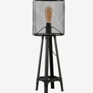 Modern Table Lamp 27.5x27.5 cm Black Color | Abyat Company