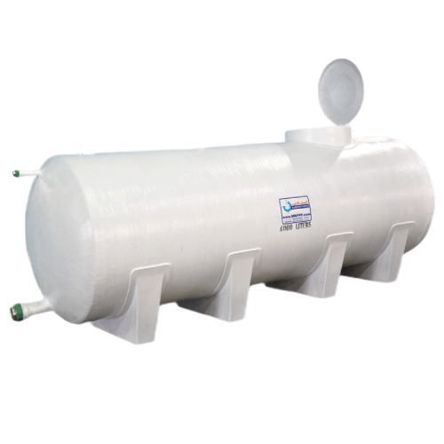 Water Tank Al-Munif Horizontal Fiberglass 30000 Liter, Length 6998 mm | ALMUIF PIPES