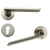 Separated Doors Handles Silver Color