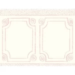 American wallpaper for youth and children, size 10 m x 0.53 m, off white with pink color, model GK8897 