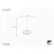 PEDROLA Solar Pendant Light Chrome Color, Length 1100 mm, Width 400 mm | PEDROLA - Image 3