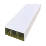 Columns Wood Alternative Partition PVC, 10×5 Size, 2.90m Height, White Color 