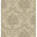 Italian Wall Covering, size 10m x 0.73m, Light Brown Color, Model 25009