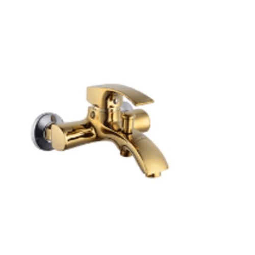 Shower Mixer with Hose and Handset, Gold Color | ALHashim Sanitary Tools Mirage