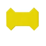 بلاط رصيف انترلوك حرف اي   براند الارمك  سمك  6 سم اللون اصفر