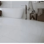 Matte ceramic tiles length 60 cm, width 60 cm, thickness 10 mm, light gray color |  Saudi Ceramics