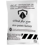 دهان تخطيط الطرق ثرموبلاستيك، لون ابيض، كيس بلاستيك 25 كجم | دهانات سيكو