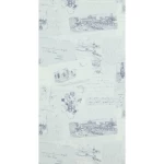 Youthful and kids wallpaper, light gray color, length 10 m, width 0.53 m, model number 17203
