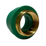 PPR Adapters with Female Thread  TPF  Size 20 mm × 1/2 Inch  Pressure 25 Bar Color  Green