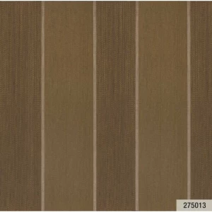 Italian Wallpaper Dark Beige Striped Design, Size 10mx0.73m, Model 275013 | Balbaid Decor Company