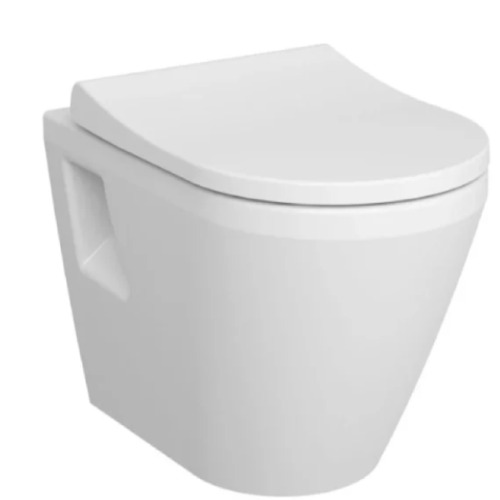 Floating Ceramic Toilet Turkish, Round, White | Al Muhaidib Sanitary and Ceramic
