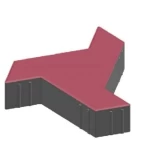 Interlock FAN PAVERS Flooring Tiles, Multi-sizes, Heritage Color | Opal Factory